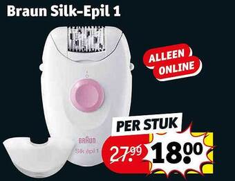 Kruidvat Braun silk-epil 1 aanbieding