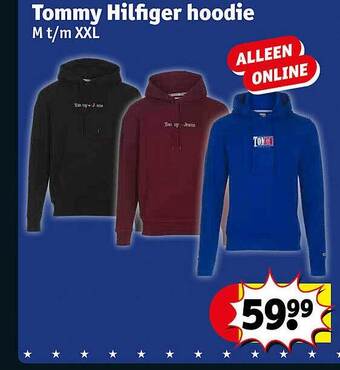 Kruidvat Tommy hilfiger hoodie aanbieding