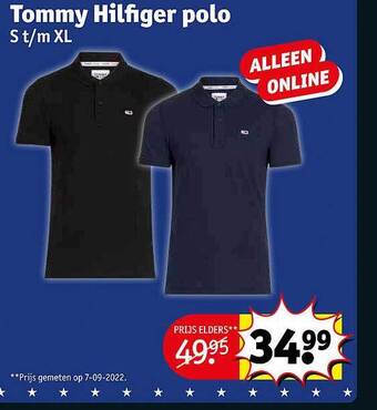 Kruidvat Tommy hilfiger polo aanbieding