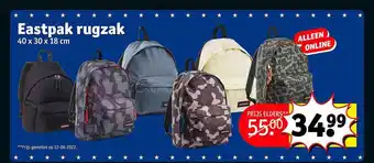 Eastpak rugzak sale kruidvat sale