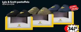 Kruidvat Lyle & scott pantoffels aanbieding
