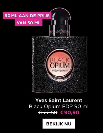 ICI PARIS XL Yves saint laurent black opium EDP 90ml aanbieding