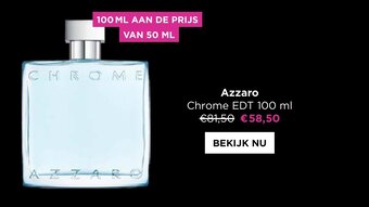 ICI PARIS XL Azzaro chrome EDT 100ml aanbieding