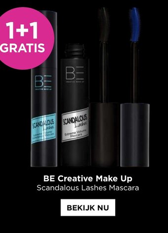 ICI PARIS XL Be creative make up scandalous lashes mascara 1+1 gratis aanbieding