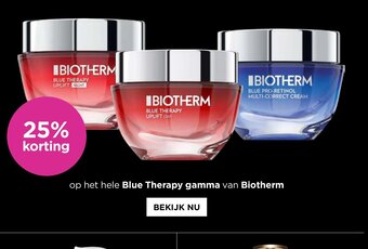ICI PARIS XL Biotherm blue therapy gamma aanbieding