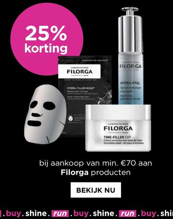 ICI PARIS XL Filorga producten aanbieding