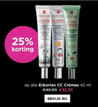 ICI PARIS XL Erborian CC cream 45ml aanbieding