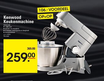 Sligro Kenwood keukenmachine aanbieding