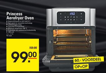 Princess aerofryer oven