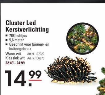 Cluster led kerstverlichting