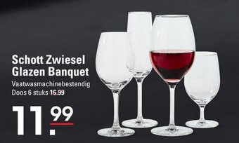 Sligro Schott zwiesel glazen banquet aanbieding