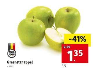 Lidl Greenstar appel aanbieding