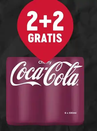 Delhaize Coca-Cola 6x330ml 2+2 gratis aanbieding