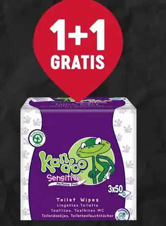 Delhaize Kondoo sensitive 1+1 gratis aanbieding