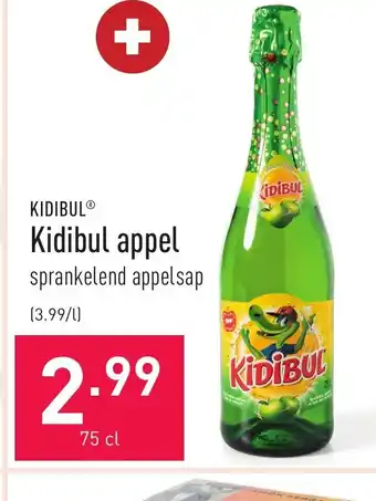 ALDI kidibul appel 75cl aanbieding