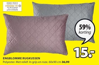 Jysk Engblomme Rugkussen aanbieding