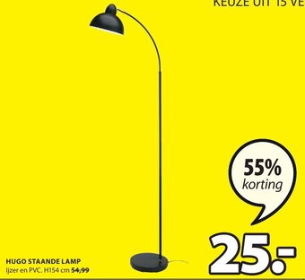 Jysk Hugo Staande Lamp aanbieding