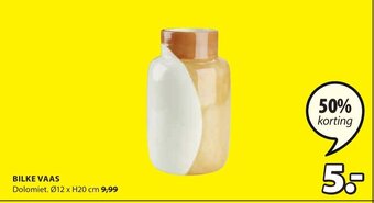 Jysk Bilke Vaas aanbieding