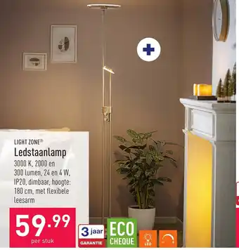 ALDI Light Zone Ledstaanlamp per stuk aanbieding