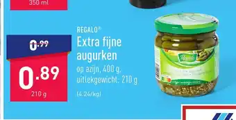 ALDI Regalo Extra Fijne augurken 210g aanbieding
