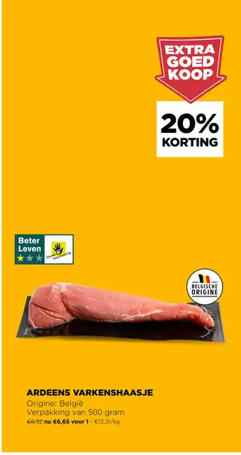 Ardeens Varkenshaasje Verpakking van 500 gram