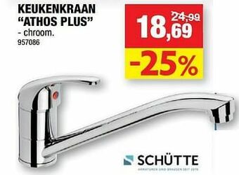 Hubo Keukenkraan athos plus aanbieding