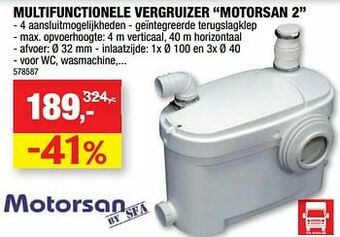 Hubo Multifunctionele vergruizer motorsan 2 aanbieding