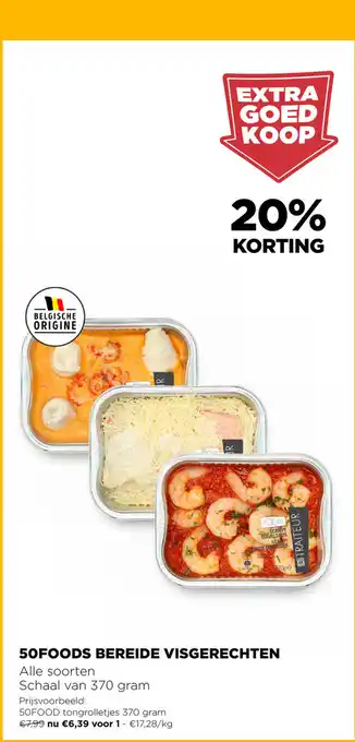 Jumbo 50 Foods Bereide Visgerechten Alle soorten Schaal van 370 gram aanbieding