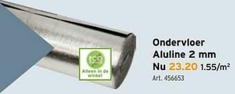 GAMMA Ondervloer aluline aanbieding