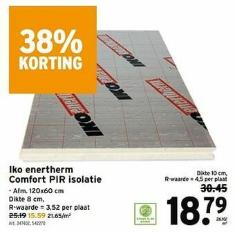GAMMA Iko enertherm comfort pir isolatie aanbieding