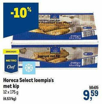 Makro Horeca select loempia`s met kip aanbieding