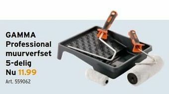GAMMA Gamma professional muurverfset 5-delig aanbieding