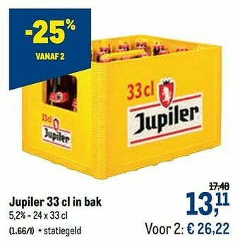 Makro Jupiler 33 cl in bak aanbieding