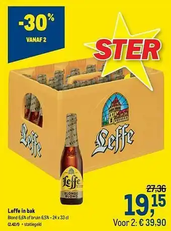 Makro Leffe in bak aanbieding