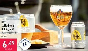 ALDI Leffe blond 0,0 % aanbieding