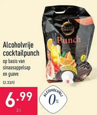 ALDI Alcoholvrije cocktailpunch aanbieding