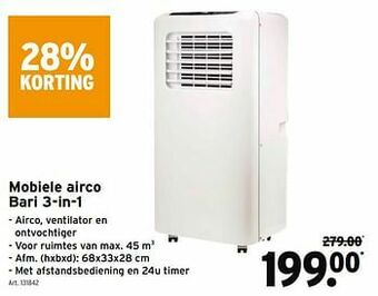 GAMMA handson Mobiele airco bari 3-in-1 aanbieding