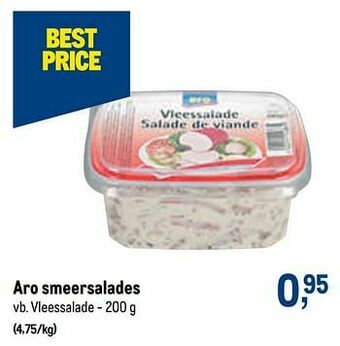 Makro Aro smeersalades vleessalade aanbieding
