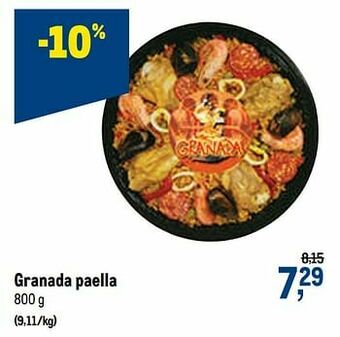 Makro Granada paella aanbieding