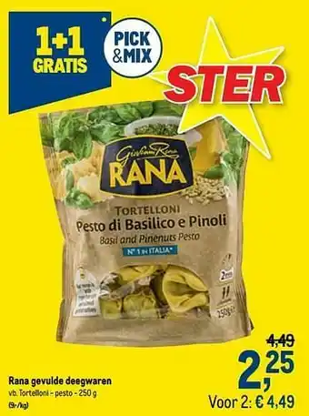 Makro Rana gevulde deegwaren tortelloni - pesto aanbieding
