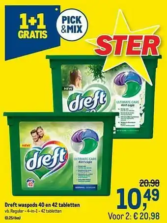 Makro Dreft waspods regular - 4-in-1 aanbieding