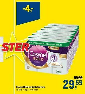 Makro Cosynel gold en gold aloë vera aanbieding