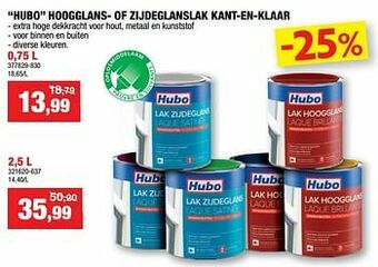 Hubo Hubo hoogglans- of zijdeglanslak kant-en-klaar aanbieding