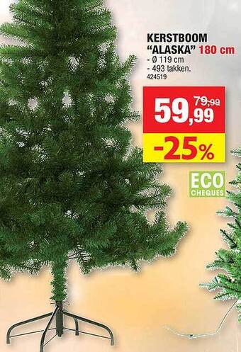 Hubo Kerstboom aanbieding