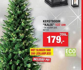 Hubo Kerstboom aanbieding
