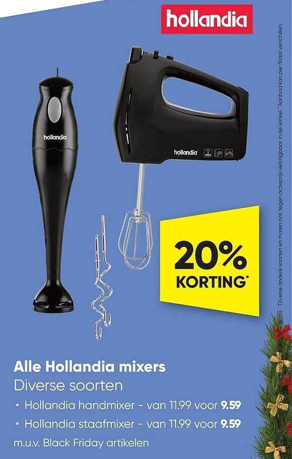 Hollandia mixers promotie bij Big Bazar