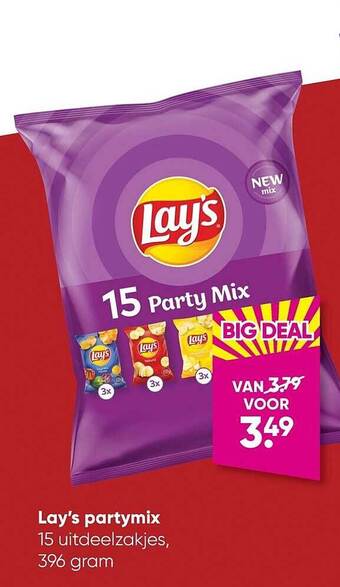 Big Bazar Lay's partymix aanbieding