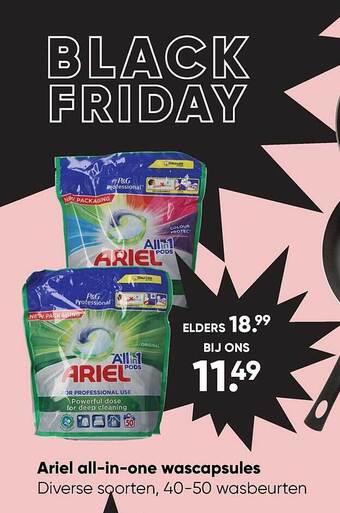 Big Bazar Ariel all-in-one wascapsules aanbieding