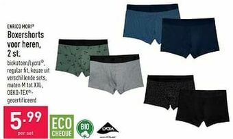 ALDI Boxershorts voor heren aanbieding