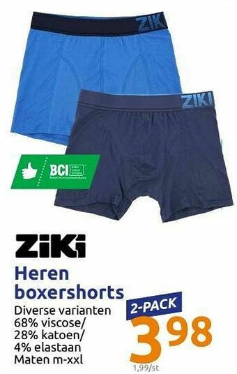Action Heren boxershorts aanbieding